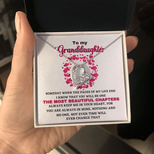 To my Granddaughter - Forever Love Necklace Jewelry ShineOn Fulfillment