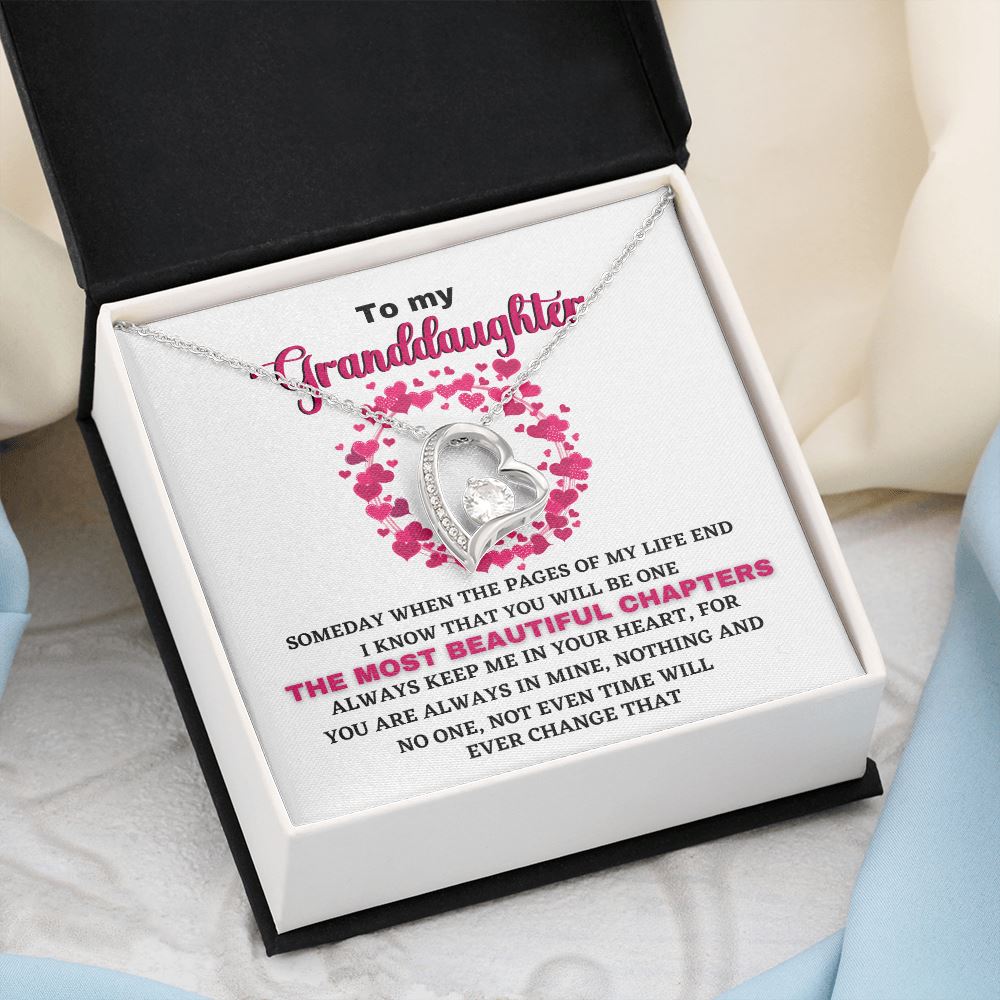 To my Granddaughter - Forever Love Necklace Jewelry ShineOn Fulfillment 