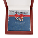 To My Granddaughter - Interlocking Hearts Jewelry ShineOn Fulfillment 