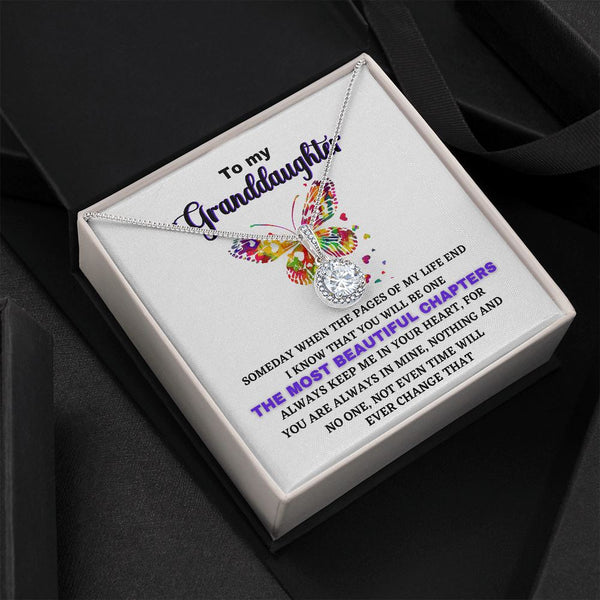 To my Granddaughter - The most Beautiful Chapter - Eternal Hope Necklace Jewelry ShineOn Fulfillment