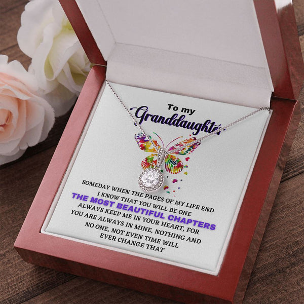 To my Granddaughter - The most Beautiful Chapter - Eternal Hope Necklace Jewelry ShineOn Fulfillment 