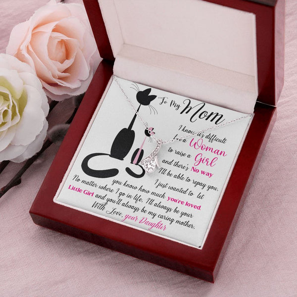 To my Mom - with Love your Daughter - ALLURING BEAUTY necklace gift Jewelry ShineOn Fulfillment 