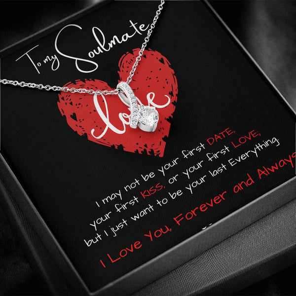 To My Soulmate - ALLURING BEAUTY necklace gift! Jewelry ShineOn Fulfillment Two Toned Box 