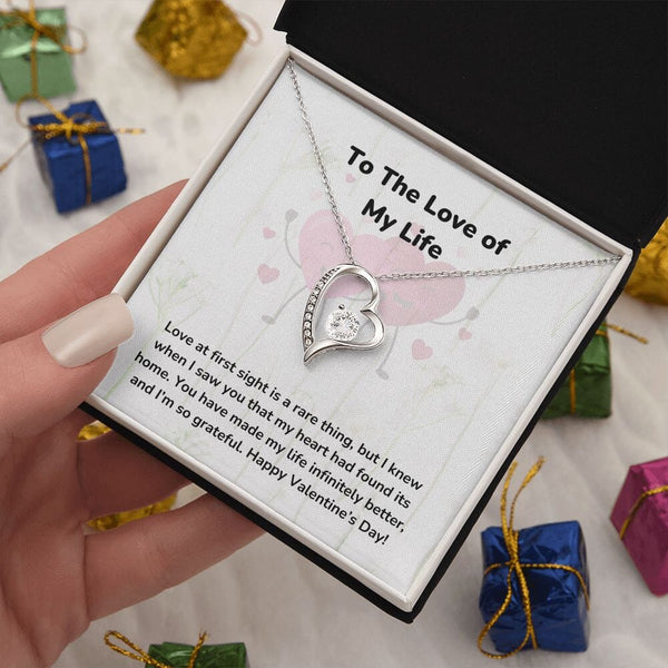 To The Love of My Life - Forever Love Necklace - Jewelry ShineOn Fulfillment 