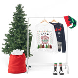 Ugly Christmas Sweater - Christmas Time is better with Wine Sweatshirt Printify 