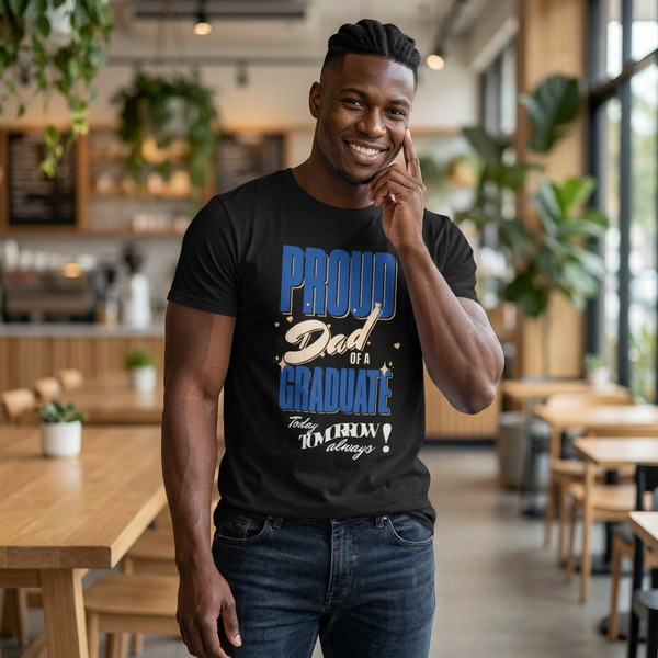 Proud of a Graduate Shirt – Family Matching Graduation Tee | Choose Your Role (Mom, Dad, Grandma & More)