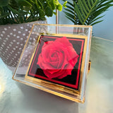 A Gift That Embodies Your Unbreakable Love - Love Knot Necklace with preserved rose. NEW Jewelry ShineOn Fulfillment 