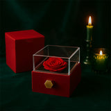 A Gift That Embodies Your Unbreakable Love - Love Knot Necklace with preserved rose. NEW Jewelry ShineOn Fulfillment 