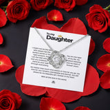 A Gift That Embodies Your Unbreakable Love - Love Knot Necklace with preserved rose. NEW Jewelry ShineOn Fulfillment 
