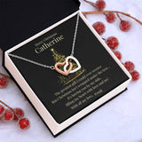 A Heartfelt Christmas Gift - Interlocking Hearts Necklace for Someone You Love Jewelry ShineOn Fulfillment 