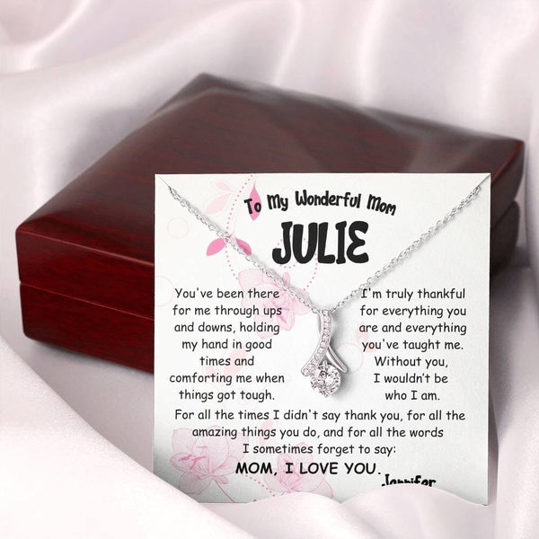 Alluring Beauty Personalized Necklace – A Signature Gift for Mom Jewelry/AlluringBeauty ShineOn Fulfillment 