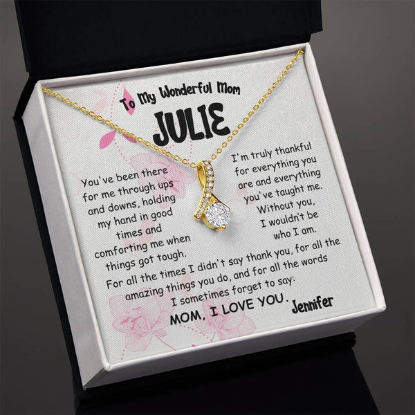 Alluring Beauty Personalized Necklace – A Signature Gift for Mom Jewelry/AlluringBeauty ShineOn Fulfillment 