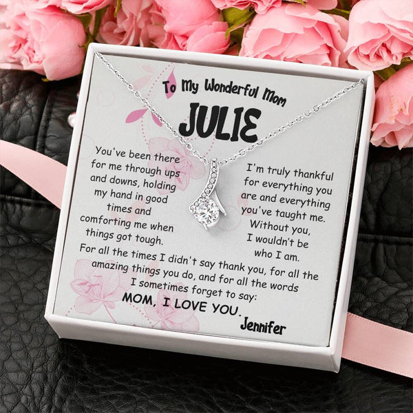 Alluring Beauty Personalized Necklace – A Signature Gift for Mom Jewelry/AlluringBeauty ShineOn Fulfillment 