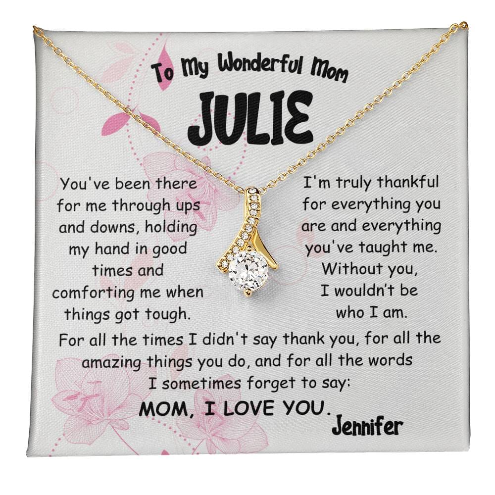 Alluring Beauty Personalized Necklace – A Signature Gift for Mom Jewelry/AlluringBeauty ShineOn Fulfillment 