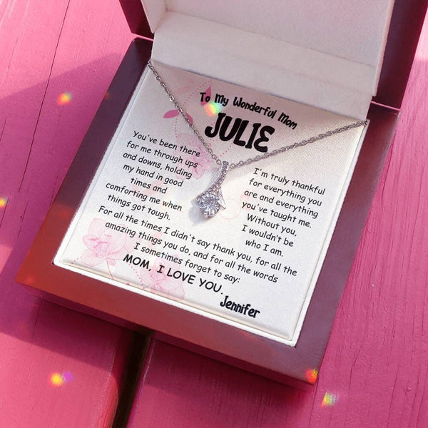 Alluring Beauty Personalized Necklace – A Signature Gift for Mom Jewelry/AlluringBeauty ShineOn Fulfillment 