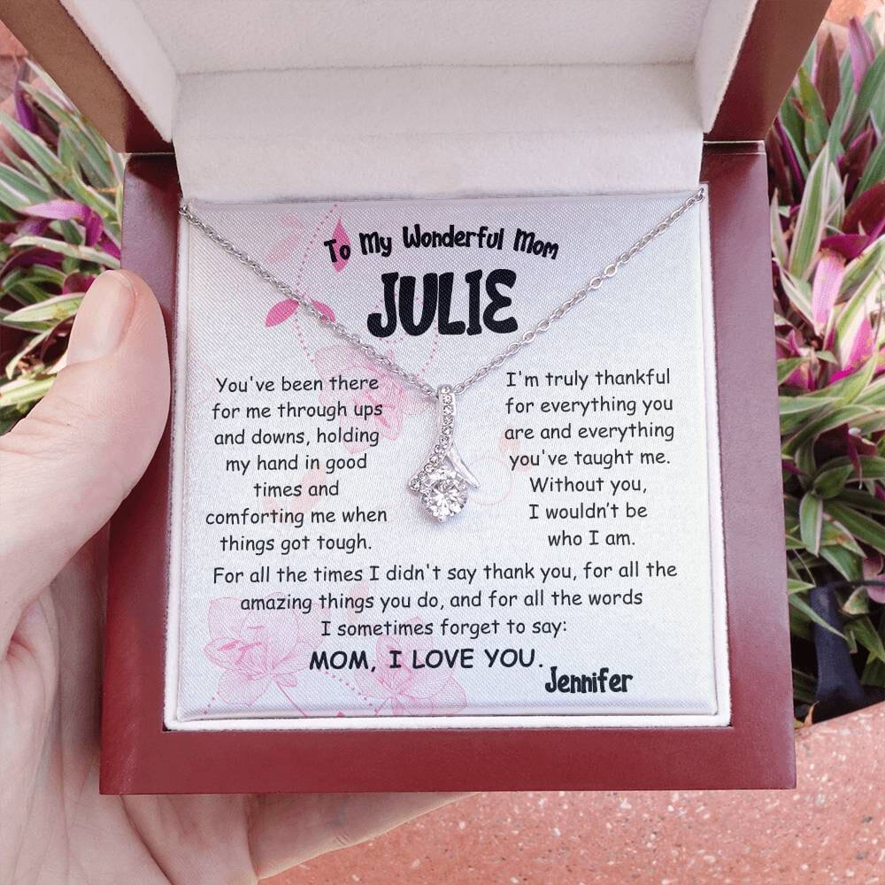 Alluring Beauty Personalized Necklace – A Signature Gift for Mom Jewelry/AlluringBeauty ShineOn Fulfillment 