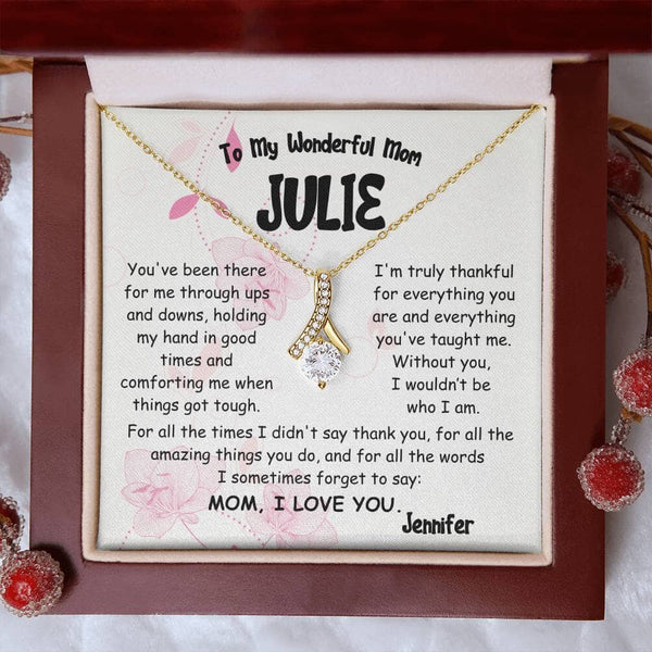 Alluring Beauty Personalized Necklace – A Signature Gift for Mom Jewelry/AlluringBeauty ShineOn Fulfillment 