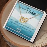 Anchor & Wings Interlocking Hearts Necklace: Symbolize Your Unbreakable Bond Jewelry/InterlockingHearts ShineOn Fulfillment 