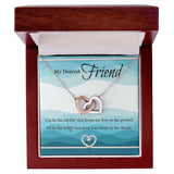 Anchor & Wings Interlocking Hearts Necklace: Symbolize Your Unbreakable Bond Jewelry/InterlockingHearts ShineOn Fulfillment 