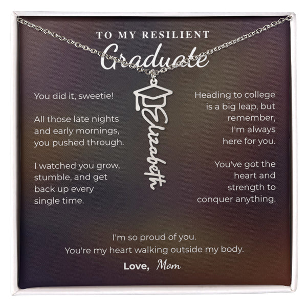 To My Daughter Graduation Necklace – A Beautiful Keepsake of Love and Pride