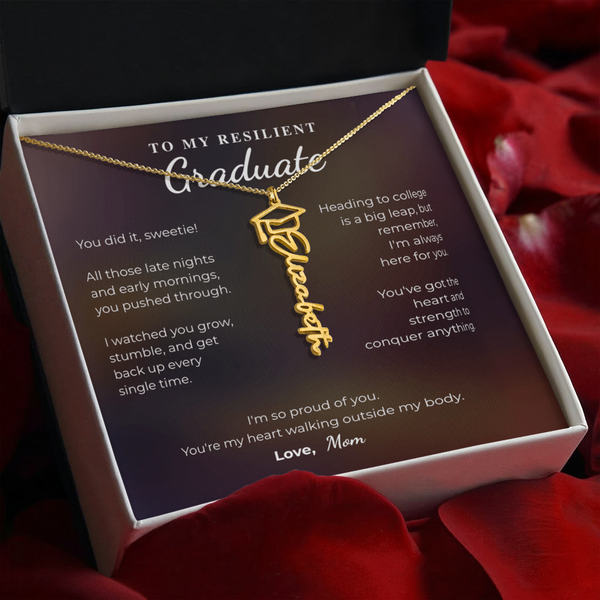 To My Daughter Graduation Necklace – A Beautiful Keepsake of Love and Pride