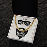 Bold Love, Timeless Style: The Bearded Hero's Cuban Link Chain Jewelry/Cubanlink ShineOn Fulfillment 