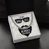 Bold Love, Timeless Style: The Bearded Hero's Cuban Link Chain Jewelry/Cubanlink ShineOn Fulfillment Stainless Steel Standard Box 