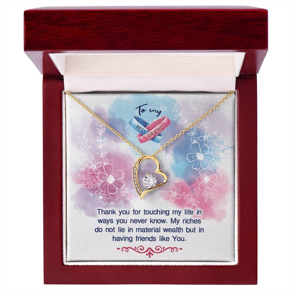 Cherished Bond Necklace: A Token of Unbreakable Friendship Jewelry/ForeverLove ShineOn Fulfillment 