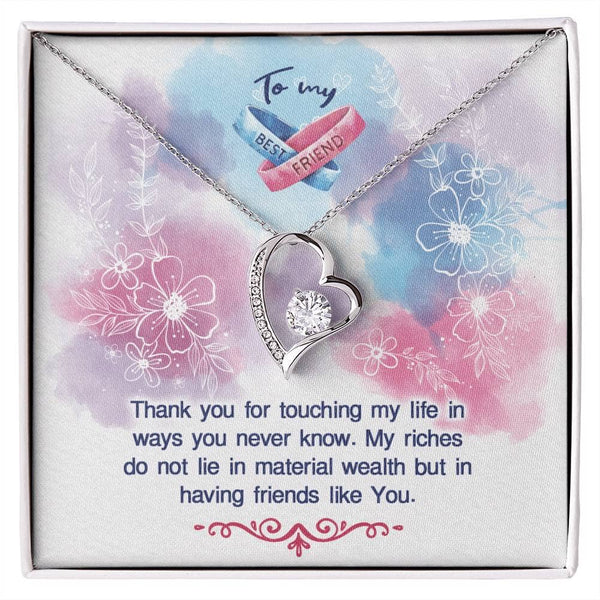 Cherished Bond Necklace: A Token of Unbreakable Friendship Jewelry/ForeverLove ShineOn Fulfillment 