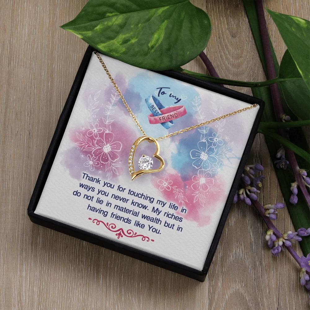 Cherished Bond Necklace: A Token of Unbreakable Friendship Jewelry/ForeverLove ShineOn Fulfillment 