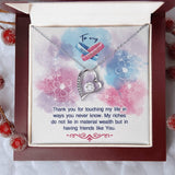 Cherished Bond Necklace: A Token of Unbreakable Friendship Jewelry/ForeverLove ShineOn Fulfillment 