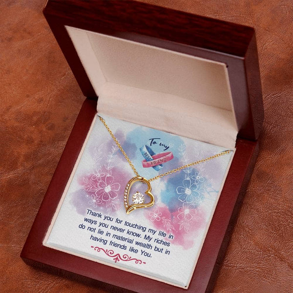 Cherished Bond Necklace: A Token of Unbreakable Friendship Jewelry/ForeverLove ShineOn Fulfillment 