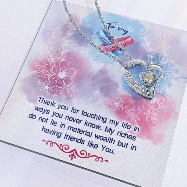 Cherished Bond Necklace: A Token of Unbreakable Friendship Jewelry/ForeverLove ShineOn Fulfillment 