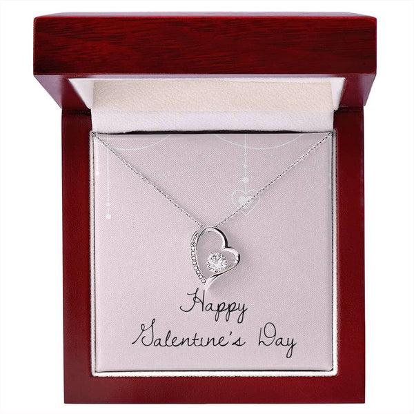 Cherished Embrace: The Forever Love Necklace - A Timeless Valentine's Gesture Jewelry/ForeverLove ShineOn Fulfillment 