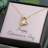 Cherished Embrace: The Forever Love Necklace - A Timeless Valentine's Gesture Jewelry/ForeverLove ShineOn Fulfillment 