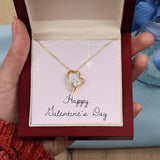 Cherished Embrace: The Forever Love Necklace - A Timeless Valentine's Gesture Jewelry/ForeverLove ShineOn Fulfillment 