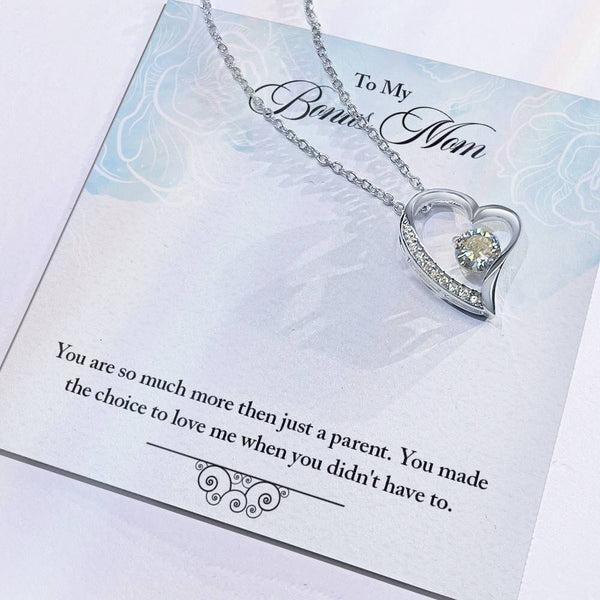 Cherished Heart: The Forever Love Necklace for Your Bonus Mom Jewelry/ForeverLove ShineOn Fulfillment 