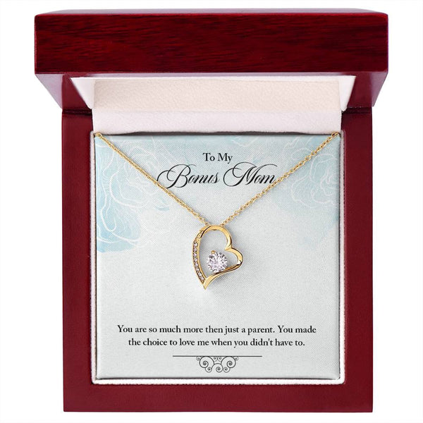 Cherished Heart: The Forever Love Necklace for Your Bonus Mom Jewelry/ForeverLove ShineOn Fulfillment 