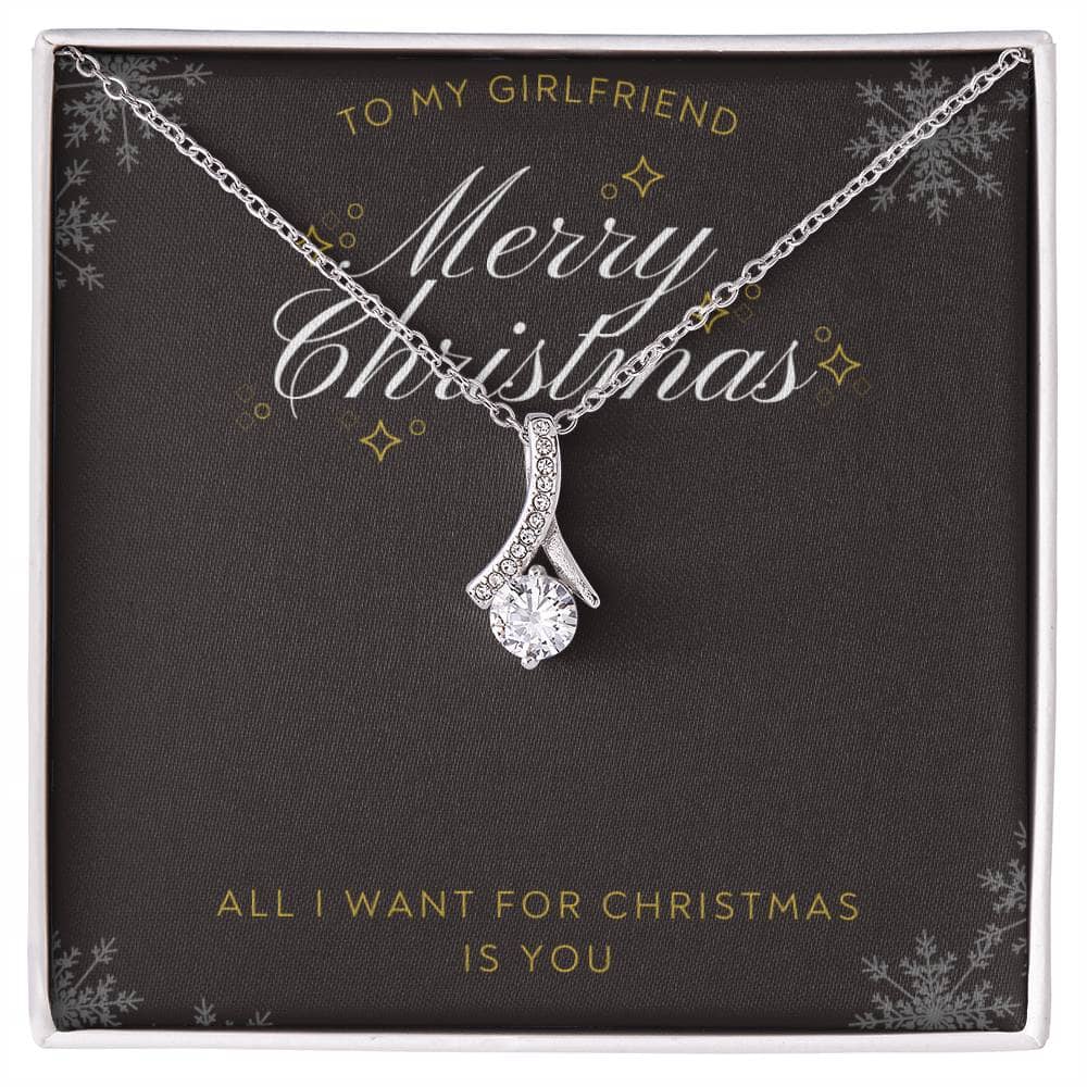 Cherished Moments Necklace: A Sparkling Christmas Love Story for Your Girlfriend Jewelry/AlluringBeauty ShineOn Fulfillment 