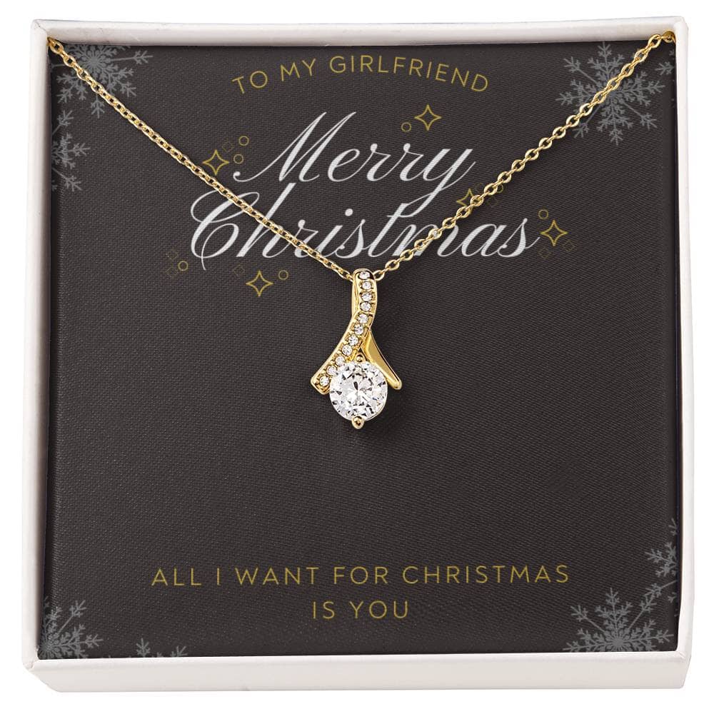 Cherished Moments Necklace: A Sparkling Christmas Love Story for Your Girlfriend Jewelry/AlluringBeauty ShineOn Fulfillment 