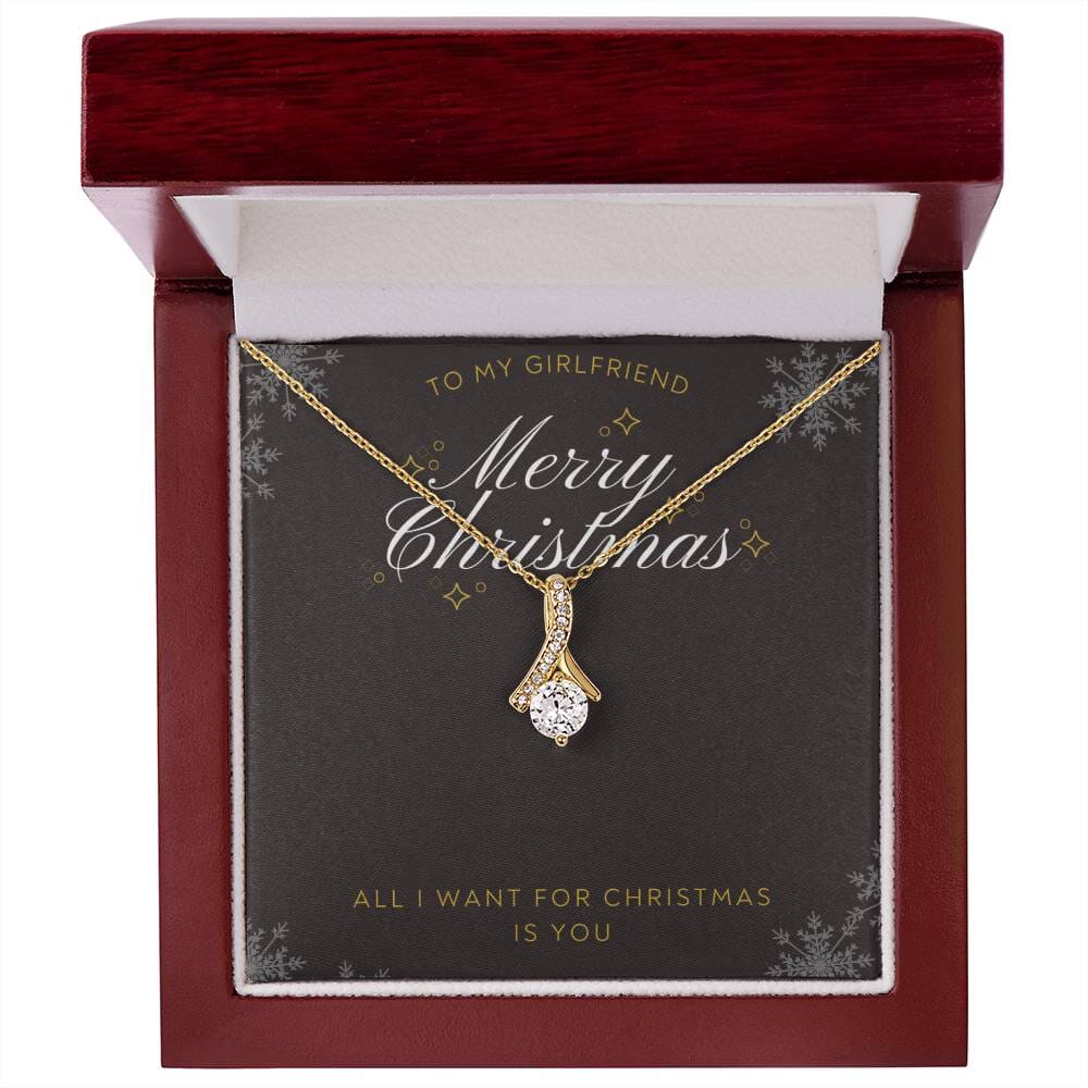 Cherished Moments Necklace: A Sparkling Christmas Love Story for Your Girlfriend Jewelry/AlluringBeauty ShineOn Fulfillment 