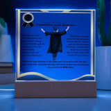 Custom Shiny Acrylic Plaque for Graduation: The Unforgettable and Exclusive Keepsake. Acrylic/Square ShineOn Fulfillment 