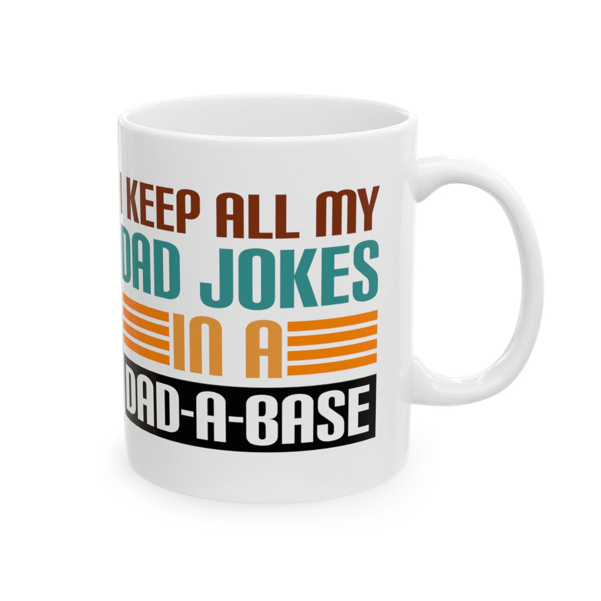 "Dad-a-base" Mug - Perfect Gift for Dad (11oz, 15oz) Mug Printify 11oz 