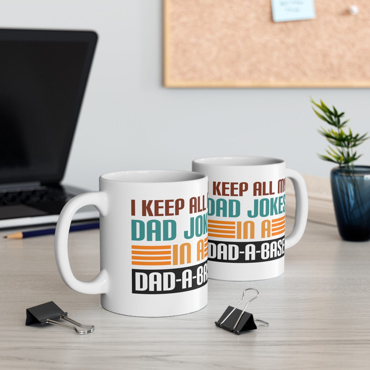 "Dad-a-base" Mug - Perfect Gift for Dad (11oz, 15oz) Mug Printify 