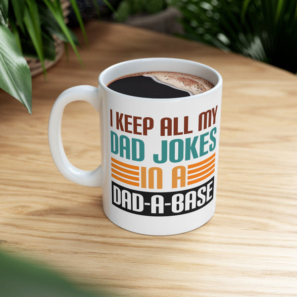 "Dad-a-base" Mug - Perfect Gift for Dad (11oz, 15oz) Mug Printify 