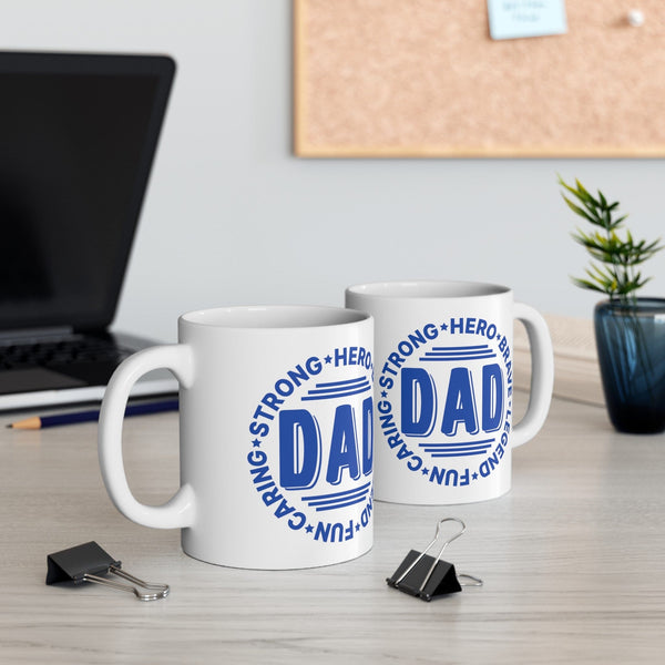 Dad: The Legend" Mug - Celebrate Your Hero Every Day (11oz, 15oz) Mug Printify 