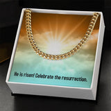 Divine Elegance: The Resurrection Cuban Link Chain – A Symbol of Faith and Fashion Jewelry/Cubanlink ShineOn Fulfillment 