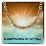 Divine Elegance: The Resurrection Cuban Link Chain – A Symbol of Faith and Fashion Jewelry/Cubanlink ShineOn Fulfillment 