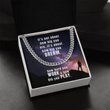 Dream Boldly, Shine Brightly: The Empowerment Cuban Link Chain Necklace Jewelry/Cubanlink ShineOn Fulfillment 