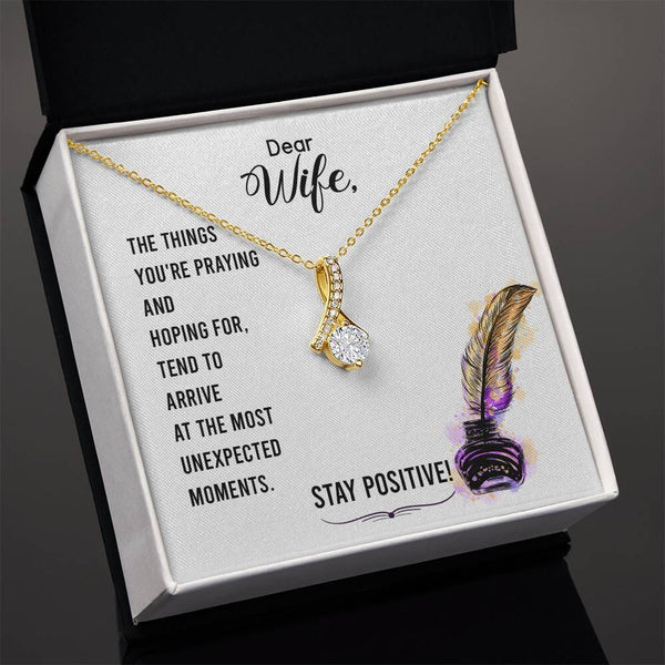 Embrace of Eternity: The Alluring Beauty Necklace - A Symbol of Unending Love for Your Wife Jewelry/AlluringBeauty ShineOn Fulfillment 